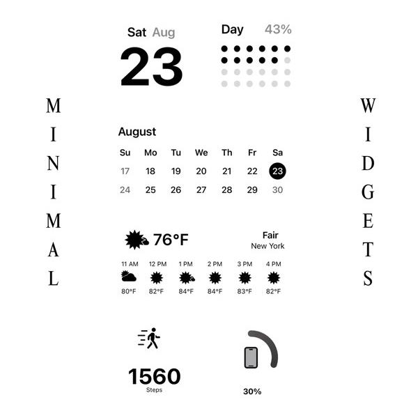 Minimal Widgets